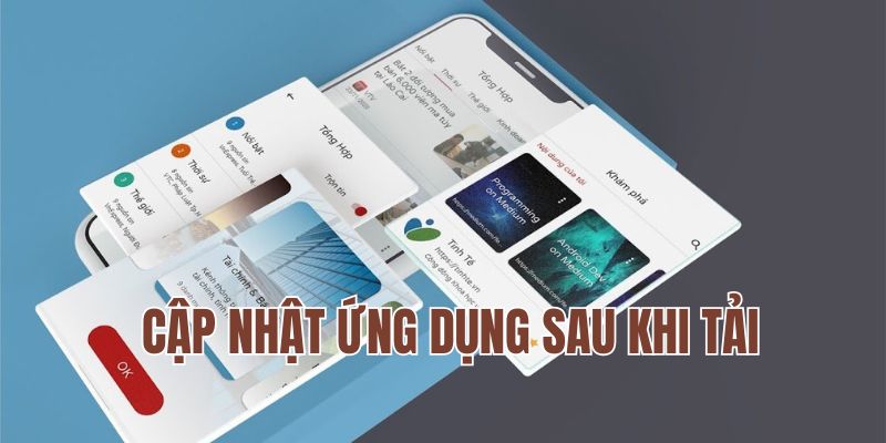 Nên tiến hành cập nhật ứng dụng
